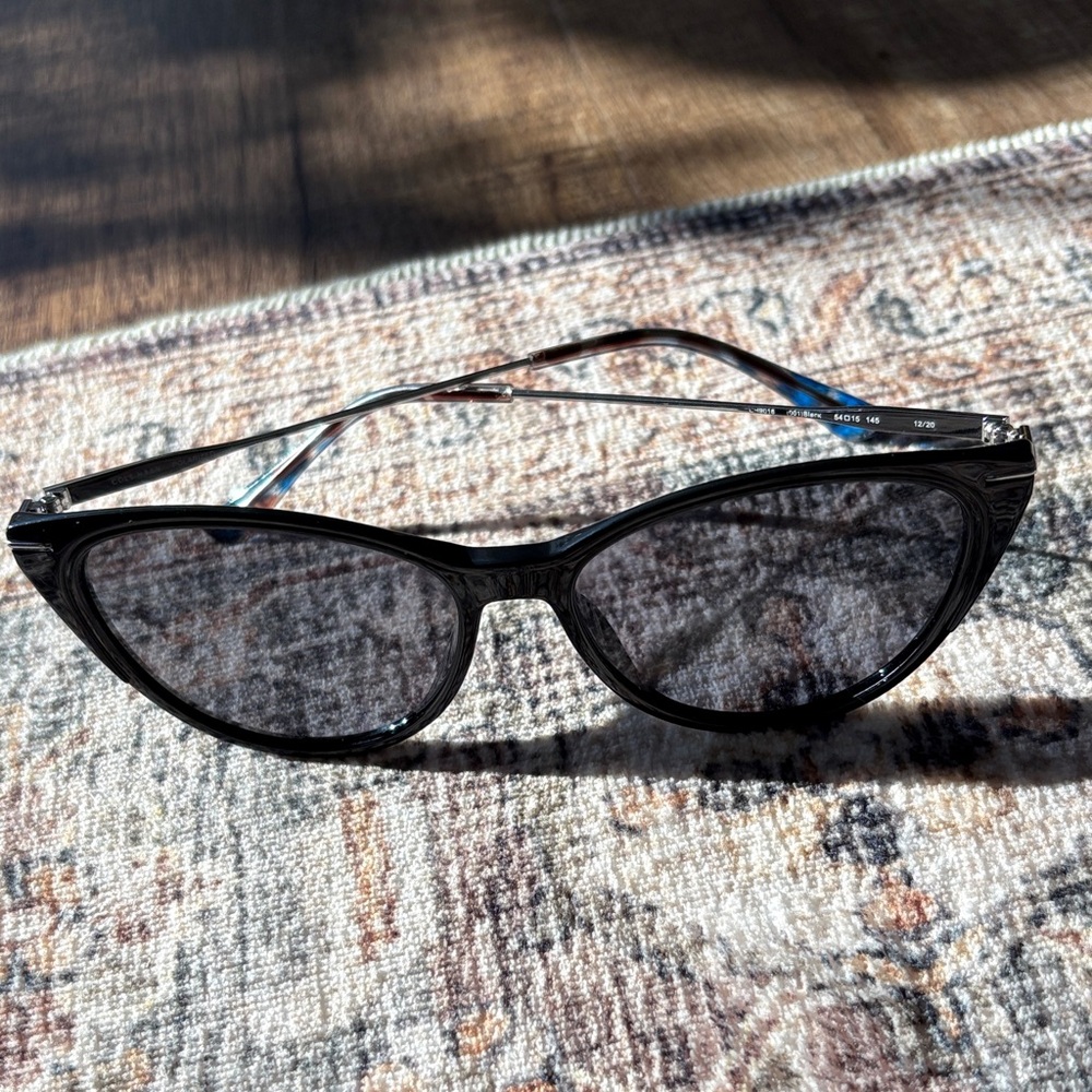 Cole Haan Black Women's Sunglasses - Sleek Oval Frame - Picture 4 of 5